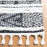 safavieh clearance moroccan tassel shag mts632z black rug