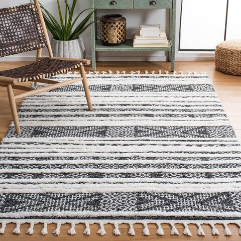 safavieh clearance moroccan tassel shag mts632z black rug