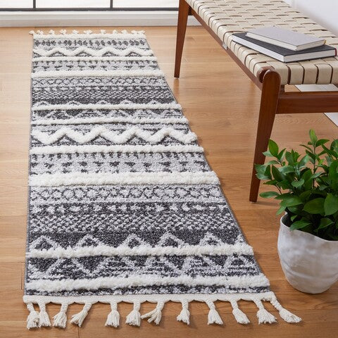 safavieh clearance moroccan tassel shag mts634f grey rug