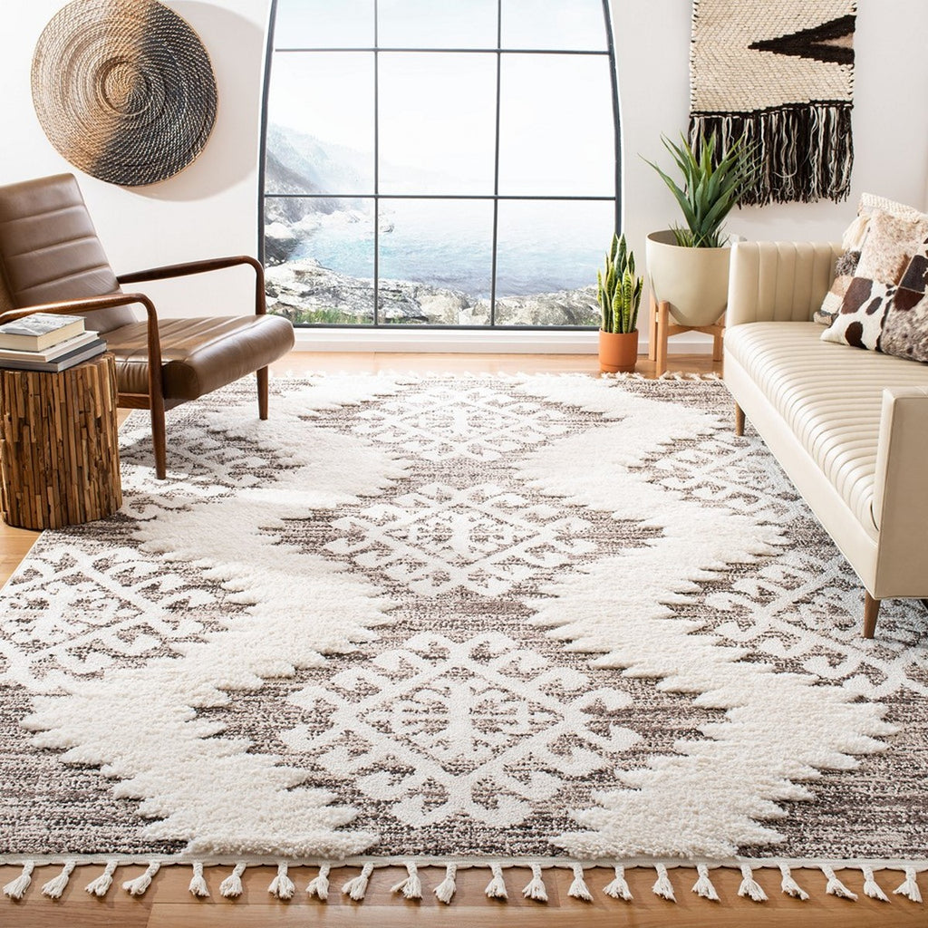 safavieh clearance moroccan tassel shag mts652a ivory rug