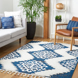 safavieh clearance moroccan tassel shag mts652n navy rug