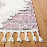 safavieh clearance moroccan tassel shag mts652u pink rug