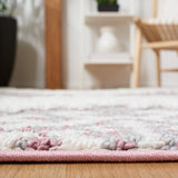 safavieh clearance moroccan tassel shag mts652u pink rug