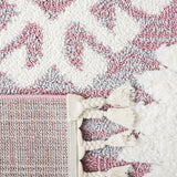 safavieh clearance moroccan tassel shag mts652u pink rug