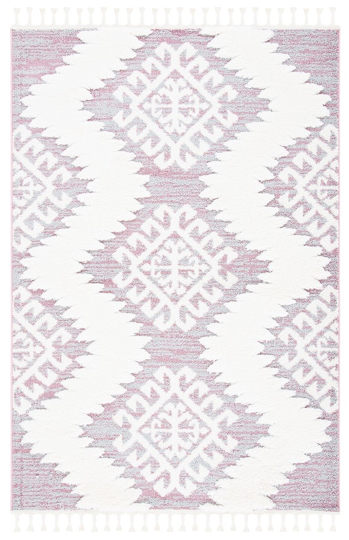 safavieh clearance moroccan tassel shag mts652u pink rug