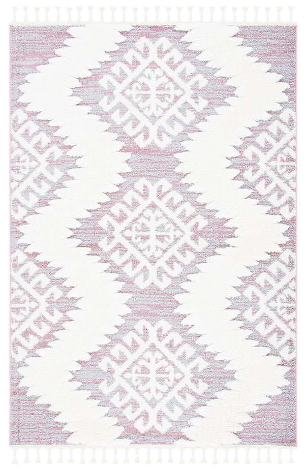 safavieh clearance moroccan tassel shag mts652u pink rug
