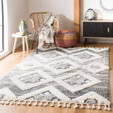 safavieh clearance moroccan tassel shag mts664g grey rug