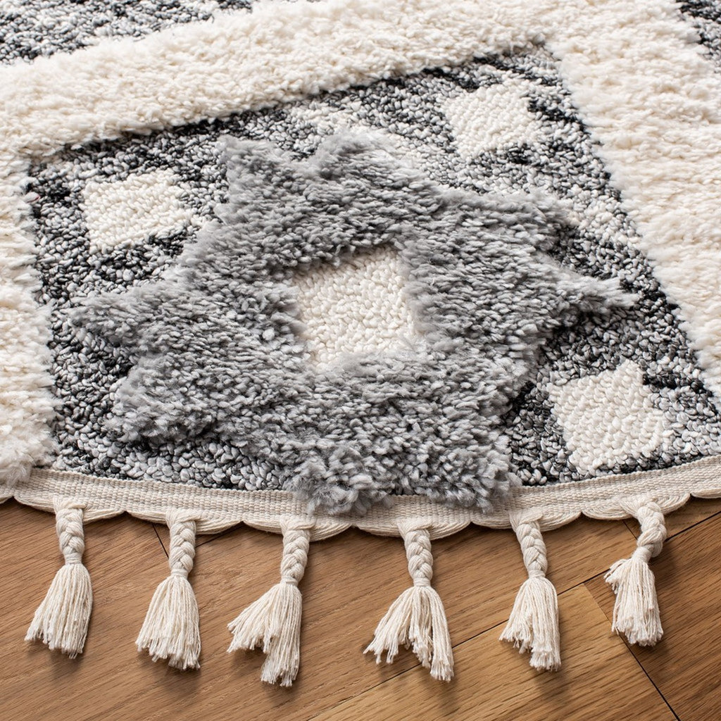 safavieh clearance moroccan tassel shag mts664g grey rug