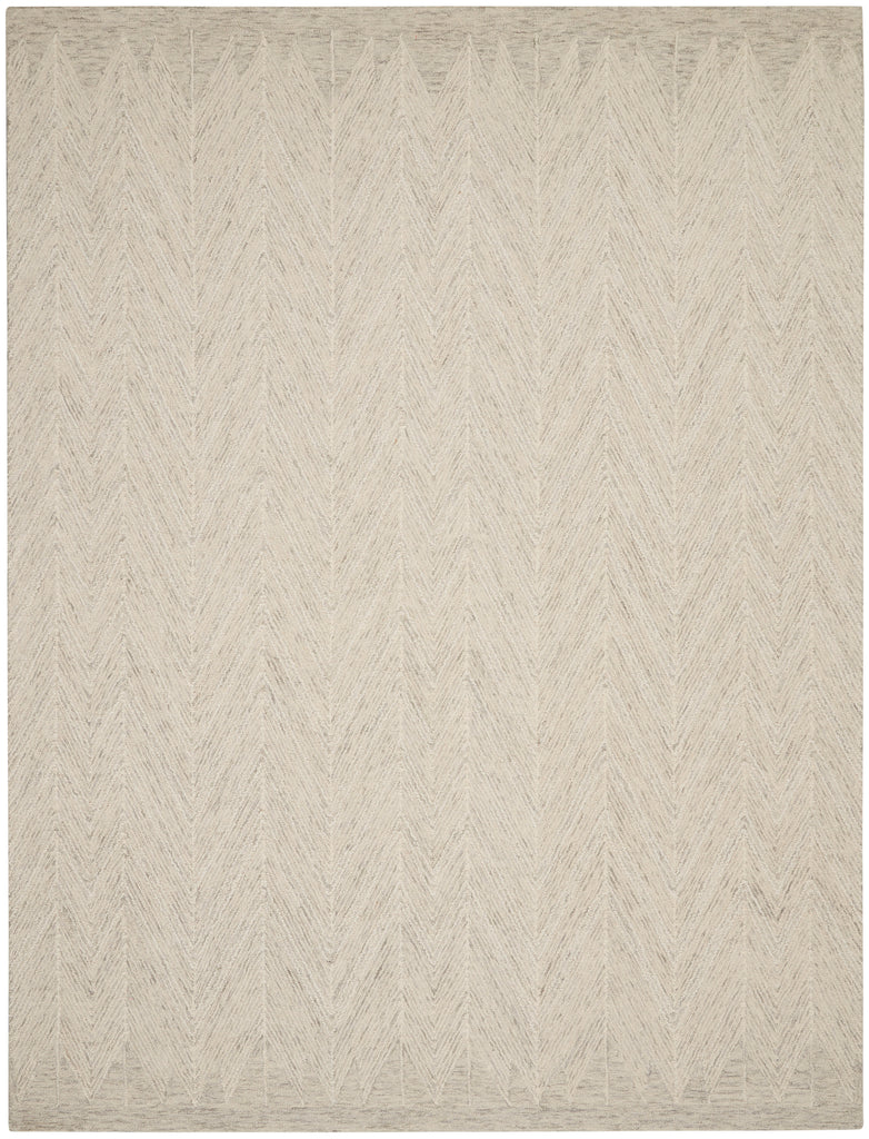 nourison interlock itl04 ivory grey rug