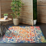 nourison aloha alh21 multicolor rug