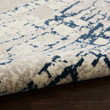 nourison twilight twi10 ivory navy rug