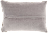 nourison luminescence z2014 pewter pillow