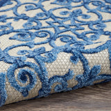 nourison aloha alh21 grey blue rug
