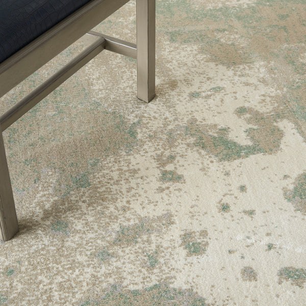 nourison twilight twi06 ivory green rug