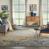 nourison twilight twi22 navy gold rug
