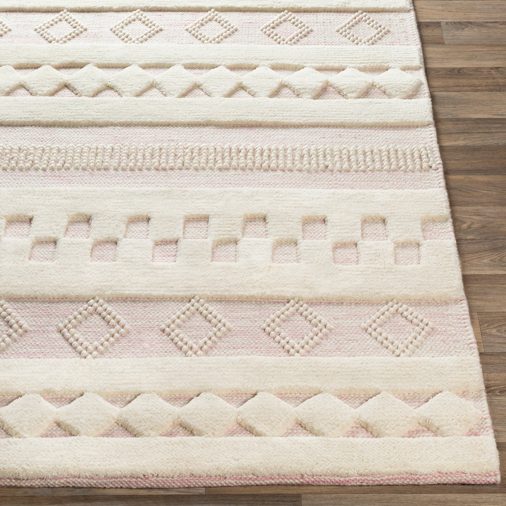 surya nairobi nab 2301 pale pink rug