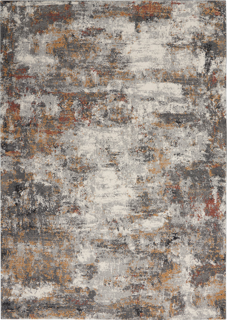 nourison tangra tnr03 grey multi rug