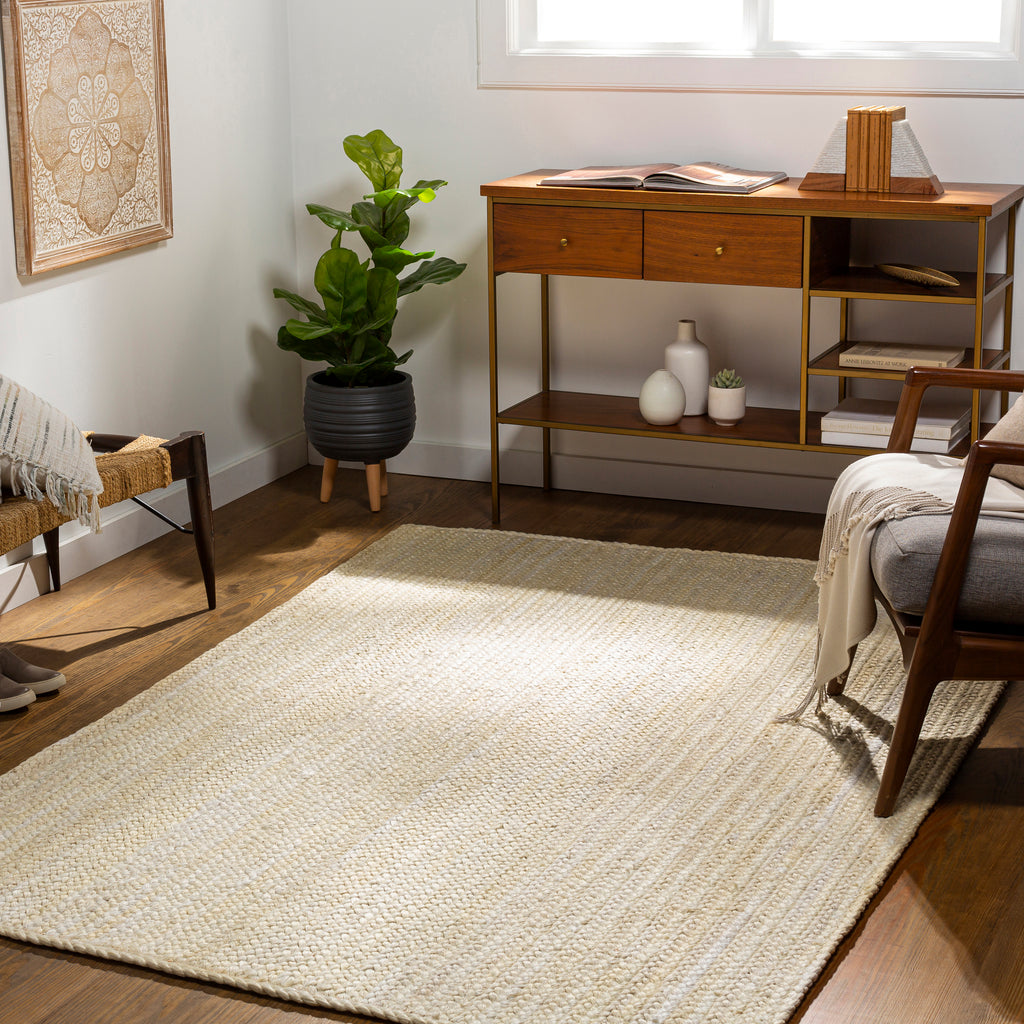 surya natural braids nbd 2301 cream rug