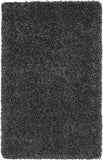 nourison malibu shag msg01 dark grey rug