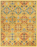 nourison allur alr03 yellow multicolor rug