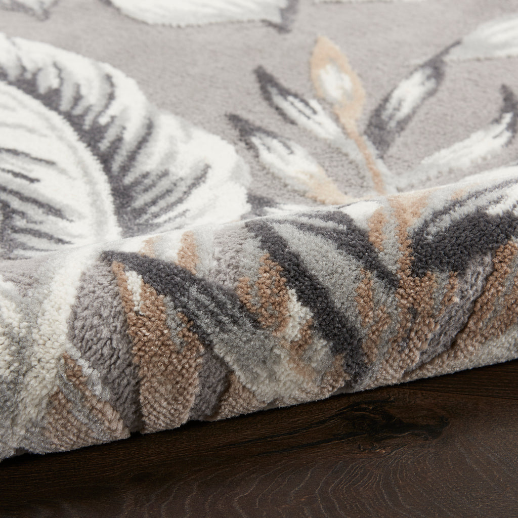nourison seaside sds01 grey rug