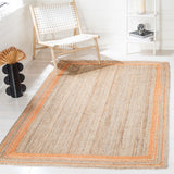 safavieh clearance natural fiber nf109p orange rug