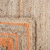 safavieh clearance natural fiber nf109p orange rug