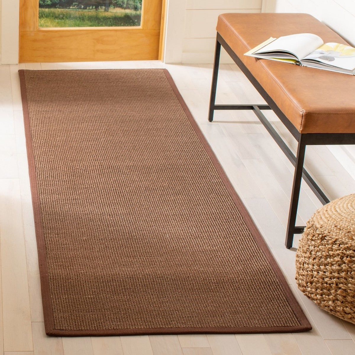 safavieh clearance natural fiber nf131c brown rug