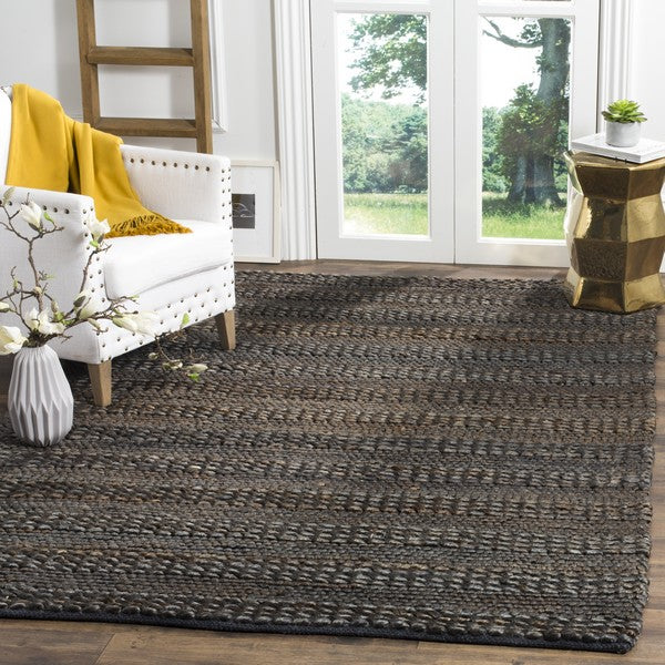 safavieh clearance natural fiber nf212c charcoal rug