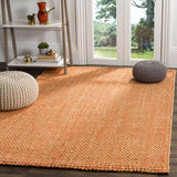 safavieh clearance natural fiber nf262b rust rug