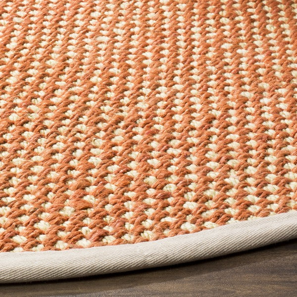 safavieh clearance natural fiber nf262b rust rug