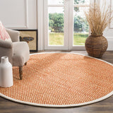 safavieh clearance natural fiber nf262b rust rug