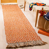 safavieh clearance natural fiber nf266b orange rug