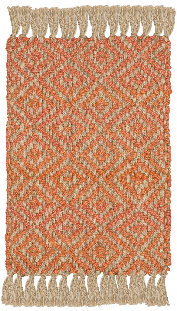 safavieh clearance natural fiber nf266b orange rug