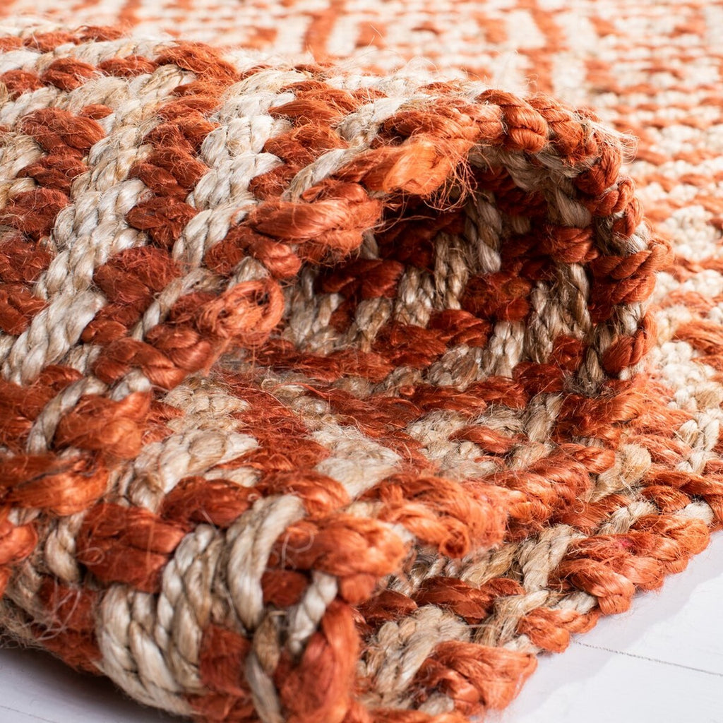 safavieh clearance natural fiber nf266b orange rug