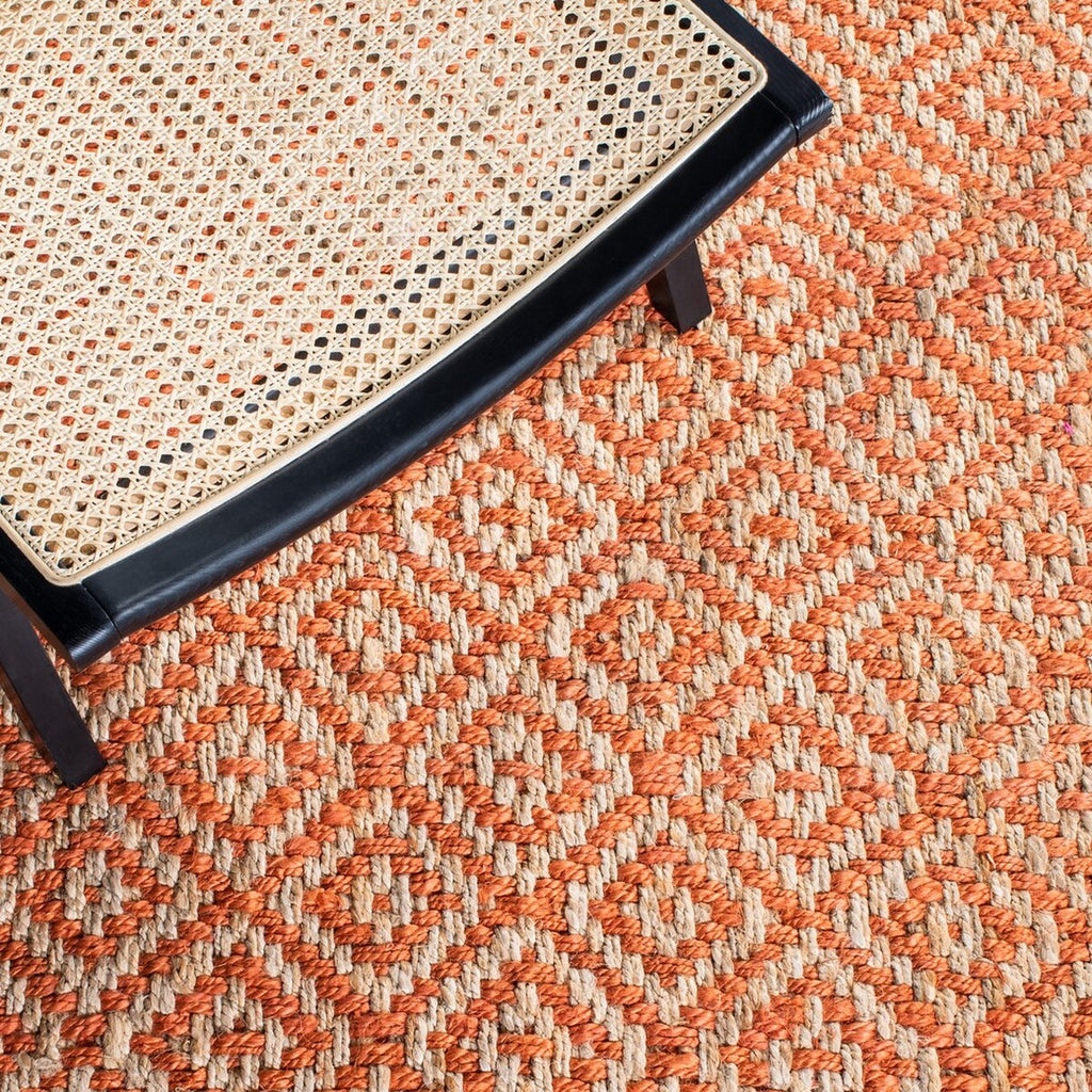 safavieh clearance natural fiber nf266b orange rug