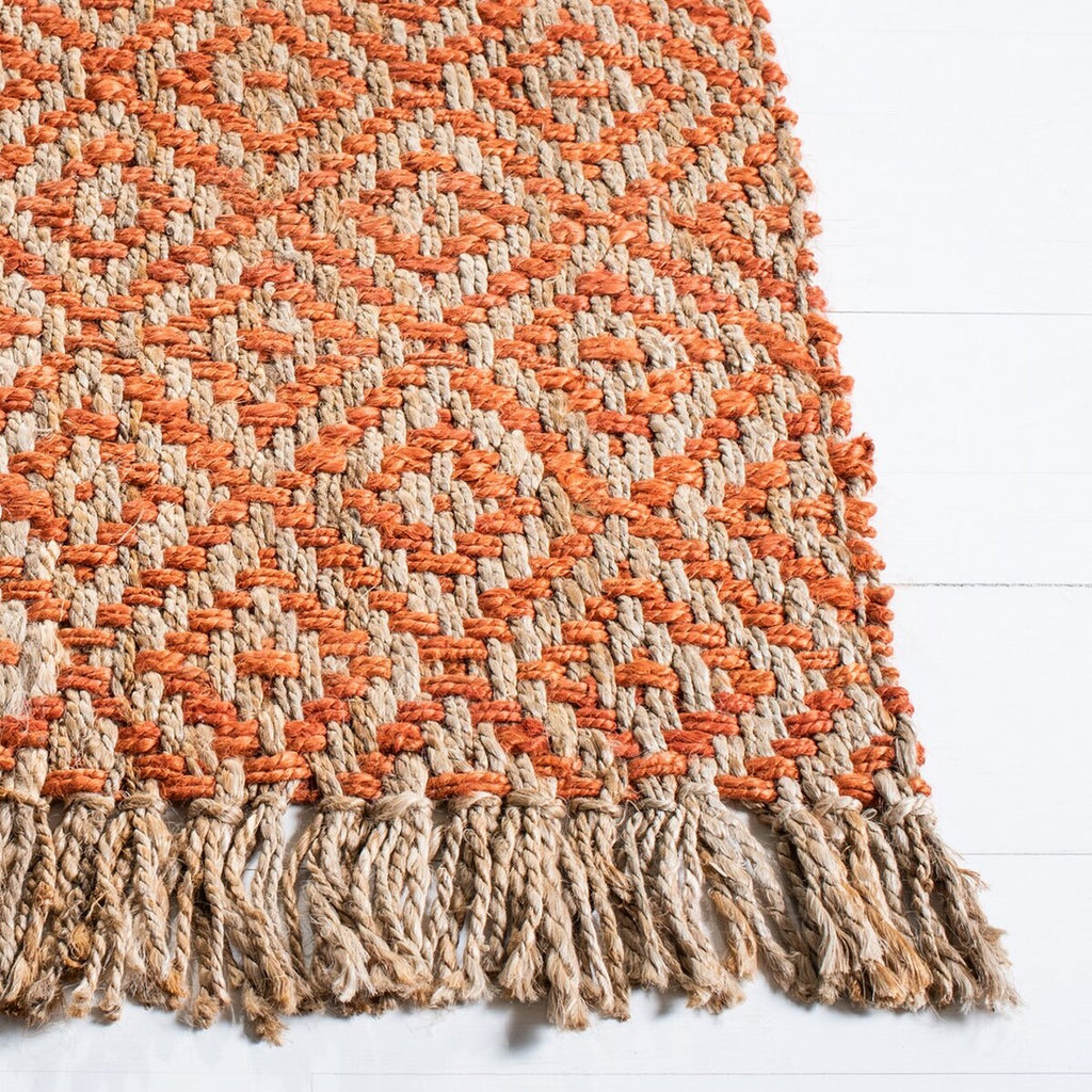 safavieh clearance natural fiber nf266b orange rug