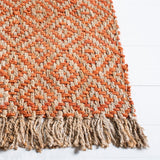 safavieh clearance natural fiber nf266b orange rug