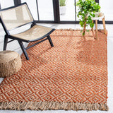 safavieh clearance natural fiber nf266b orange rug