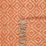 safavieh clearance natural fiber nf266b orange rug