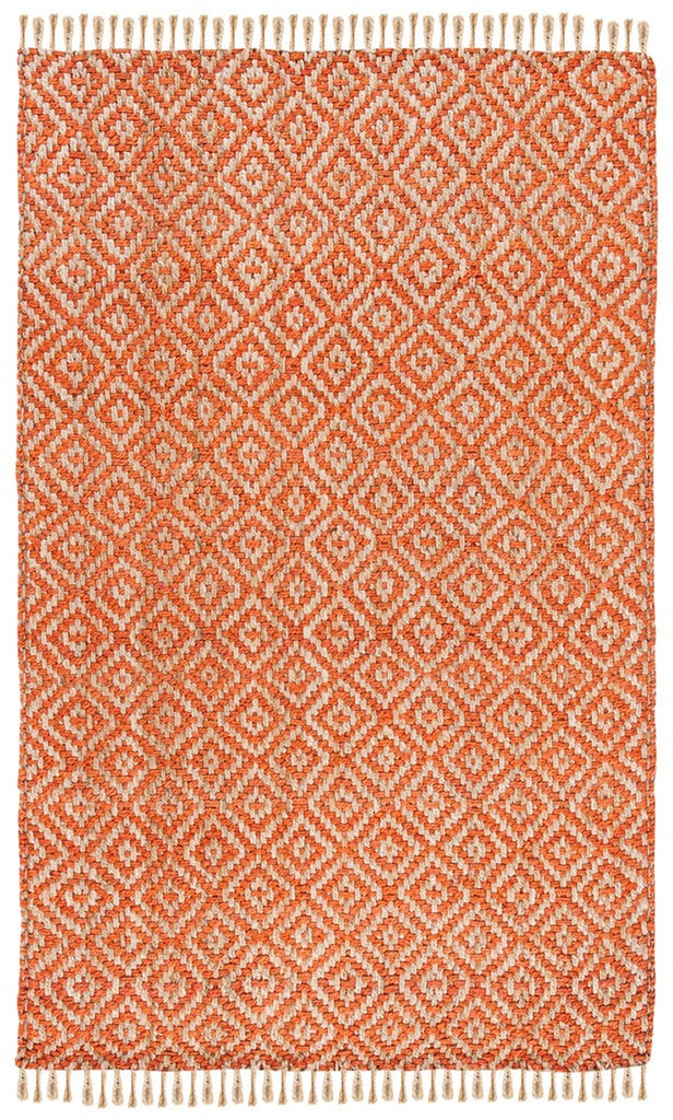 safavieh clearance natural fiber nf266b orange rug