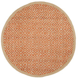 safavieh clearance natural fiber nf266b orange rug