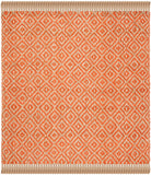 safavieh clearance natural fiber nf266b orange rug