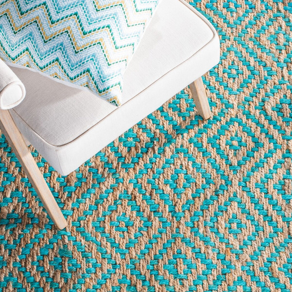 safavieh clearance natural fiber nf266c turquoise rug
