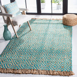 safavieh clearance natural fiber nf266c turquoise rug