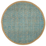 safavieh clearance natural fiber nf266c turquoise rug