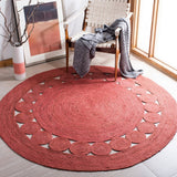 safavieh clearance natural fiber nf364p rust rug