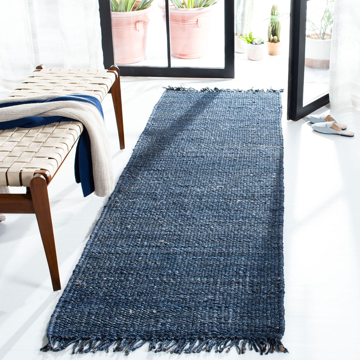 safavieh clearance natural fiber nf368n navy rug