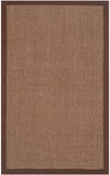 safavieh clearance natural fibers nf441c brown rug