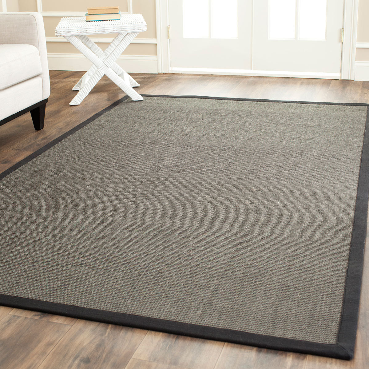 safavieh clearance natural fiber nf441d charcoal rug